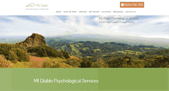 Desktop Screenshot of mtdiablopsychologicalservices.com